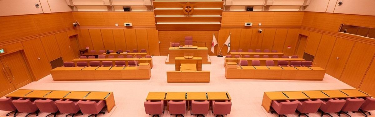 画像：大田区議会 議場