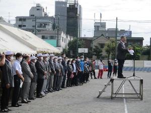 写真：開会式の様子