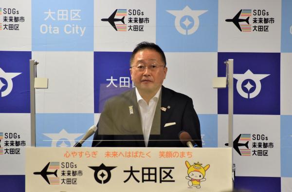 画像：記者会見当日の様子