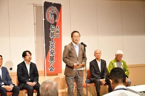 画像　9月9日　第三回大田区伝統工芸展開会式