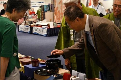 9月9日　第三回大田区伝統工芸展開会式