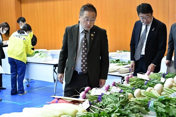11月26日大田区野菜と花の品評会