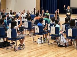画像：7月29日（火曜）東松島市・大田区小学生交流事業