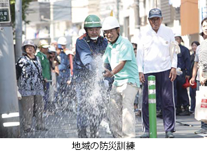 地域の防災訓練