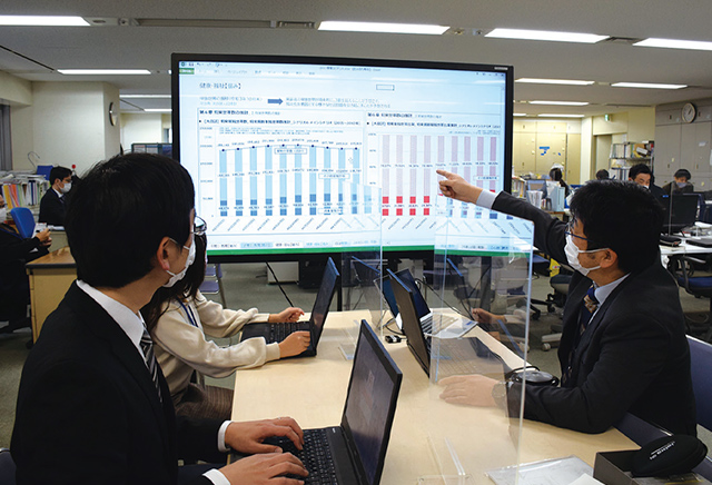 4　デジタル技術の活用、脱炭素化やSDGsなど時代の潮流を意識した地域社会を築く取組みについての画像