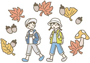 自然観察会「秋の森で自然と遊ぼう！」についての画像