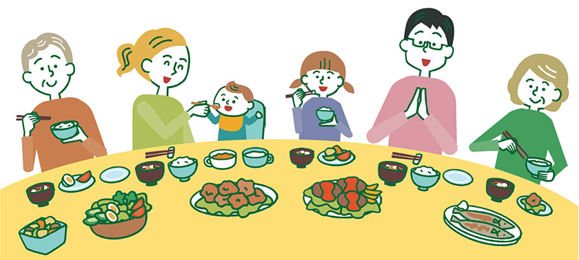 10月は大田区食育月間　体の健康と豊かな心を育む「食」のちからについての画像