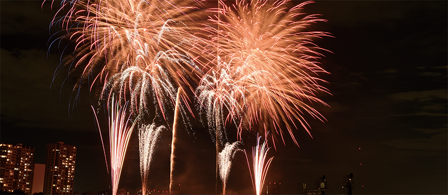 大田区平和都市宣言記念事業　花火の祭典についての画像