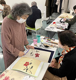 初めての日本画講座（秋）「日本画で彩る無病息災」（5日制）についての画像