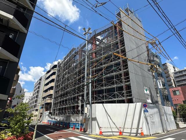 写真：鉄骨工事　令和7年7月撮影