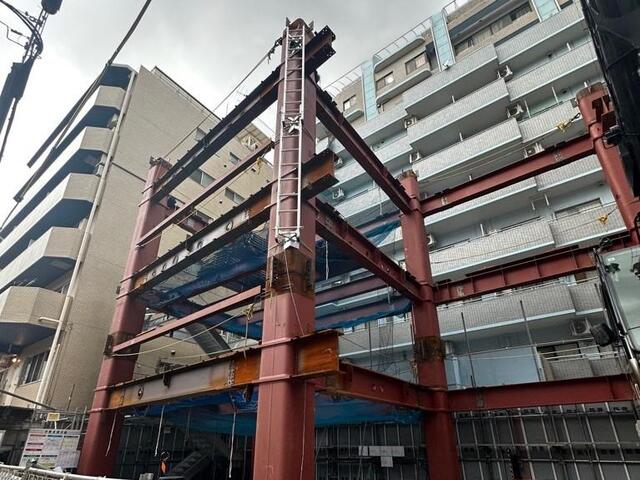 写真：鉄骨工事　令和7年7月撮影