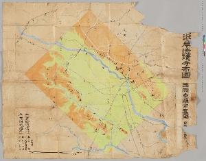 西岡秀雄「多摩川下流沿岸遺跡分布図」