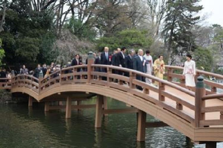 写真：池月橋渡り初め式