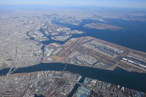 画像：川崎市側から羽田空港