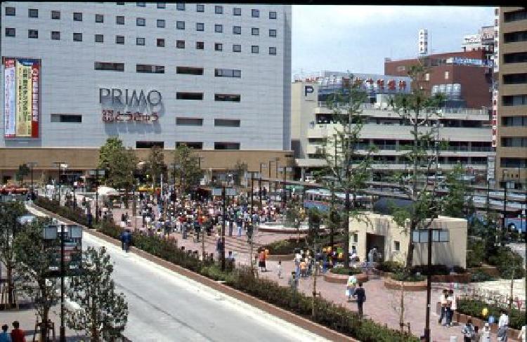 写真：大森駅東口（昭和60年）