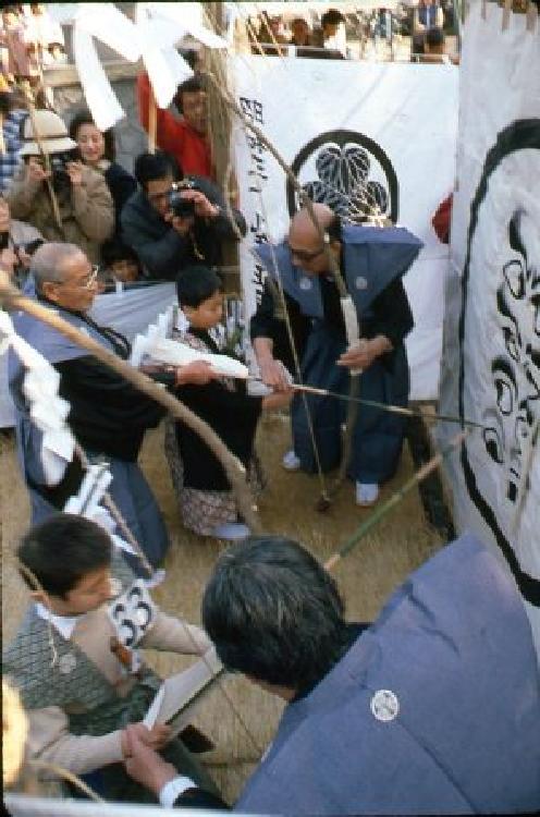 写真：子ども流鏑馬(昭和60年)