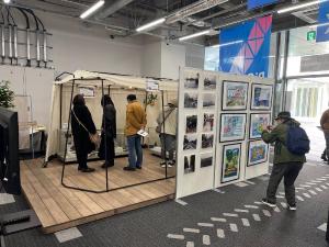 タイムカプセル展示の様子