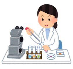 検査する人