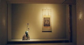 写真:日本美術展示室の｢床の間｣再現展示
