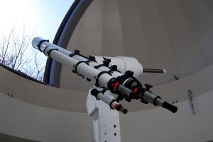 写真：天文台を利用した天体観測