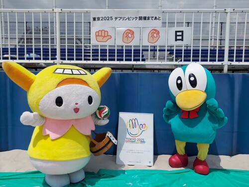 デフリンピック　はねぴょん　おーちゃん