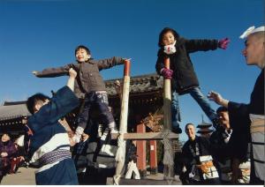 写真：中村　和義さん作「手を広げて大空へ」（池上本門寺）
