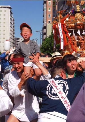 写真：中村　隼人さん作「今日は　あっちぃなっ」（蒲田東口商店街）