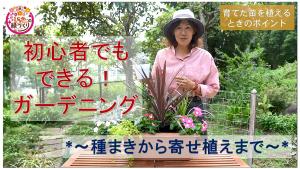 画像リンク：地域の花の育て方動画