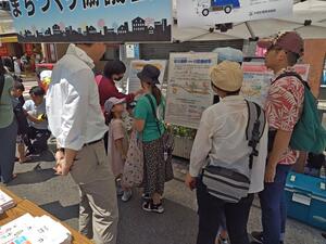 写真：大蒲田祭の出展ブースの様子