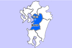 画像：九州地図