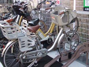 写真：久が原駅前自転車駐車場