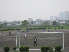 写真：多摩川緑地サッカー場