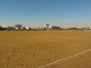 写真：多摩川緑地サッカー場